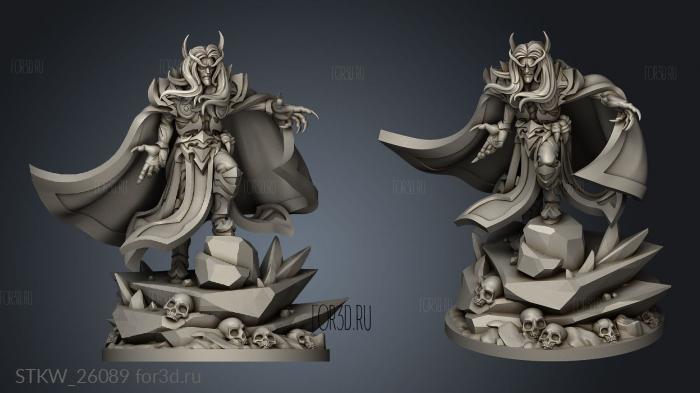 Baleful Mage stl model for CNC