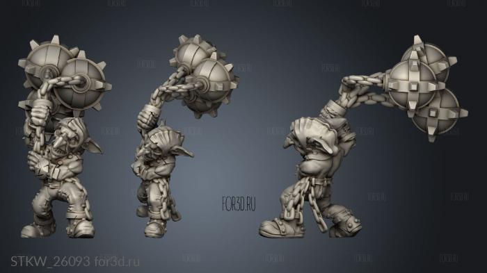 Ball Chain Goblins TT Goblin Ball stl model for CNC