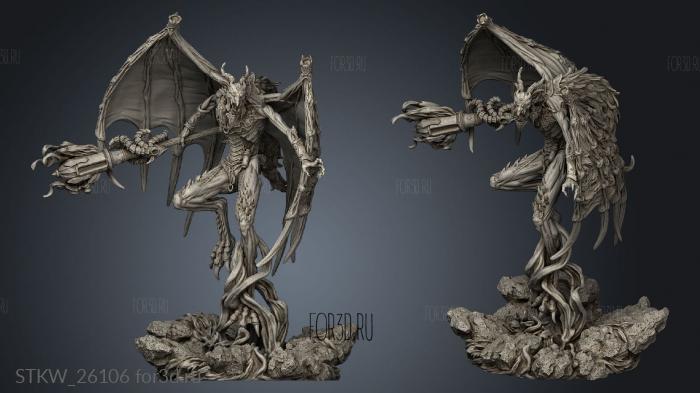 Bane Demons Demon stl model for CNC