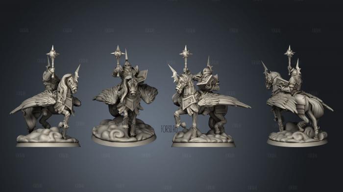 Arch Knight Battle Mage Base stl model for CNC