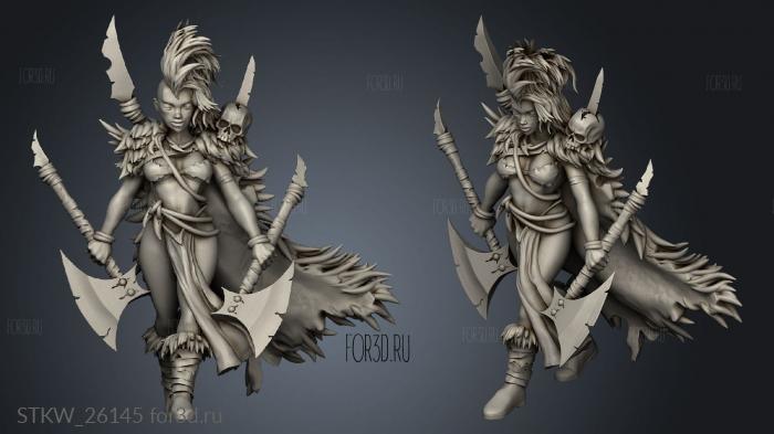 barbarian manhunter stl model for CNC