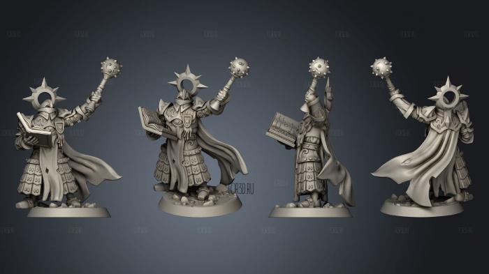 Arch Knight Cleric stl model for CNC