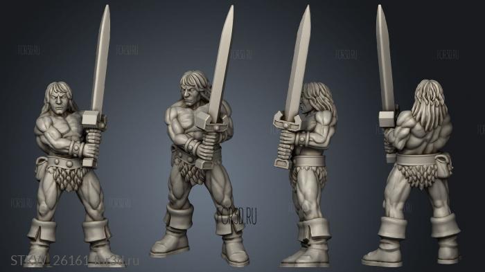 Barbarians Proto stl model for CNC