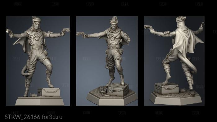 Barbarian Thug stl model for CNC