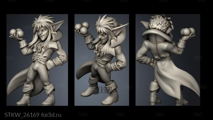 Goblin King Gob stl model for CNC