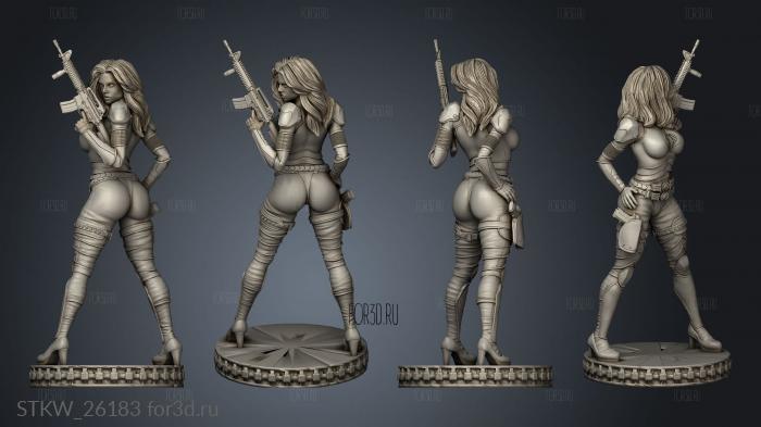 Baroness NSFW Joe stl model for CNC