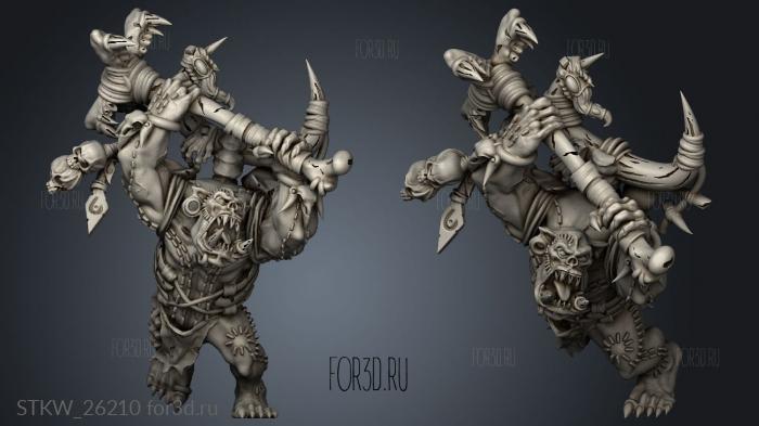 savage warlord 3d stl модель для ЧПУ