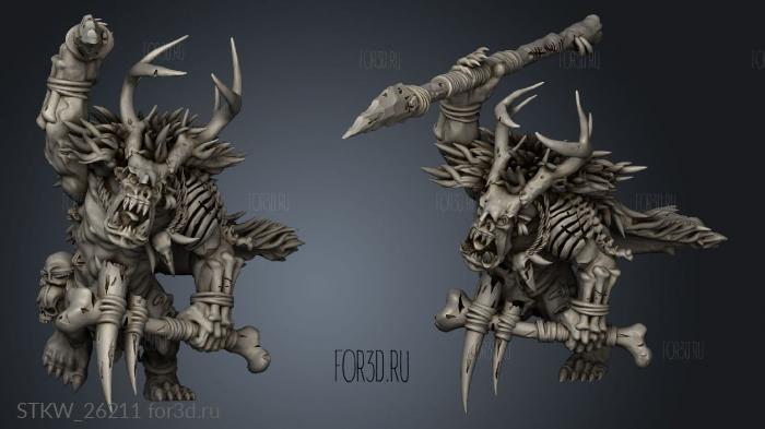 savage warlord 3d stl модель для ЧПУ