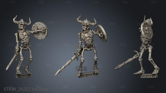 skeleton champion shield tag 3d stl модель для ЧПУ