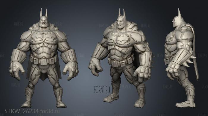 Batman cartoon wstand stl model for CNC