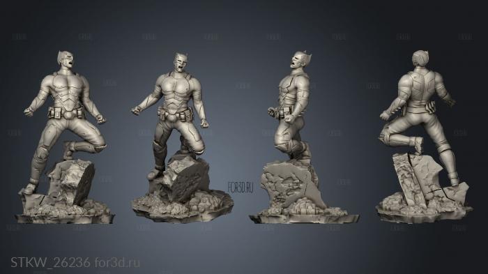 Batman Dark Detective stl model for CNC