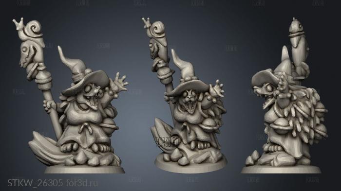 Hedge Witch stl model for CNC