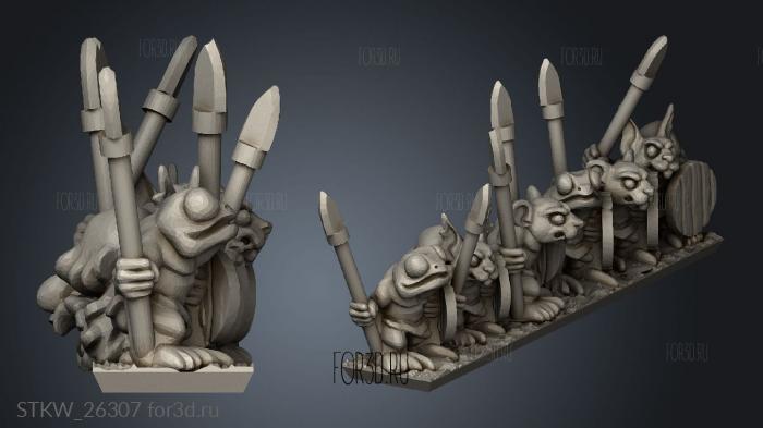 Vermin Spears Western Strip 3d stl модель для ЧПУ