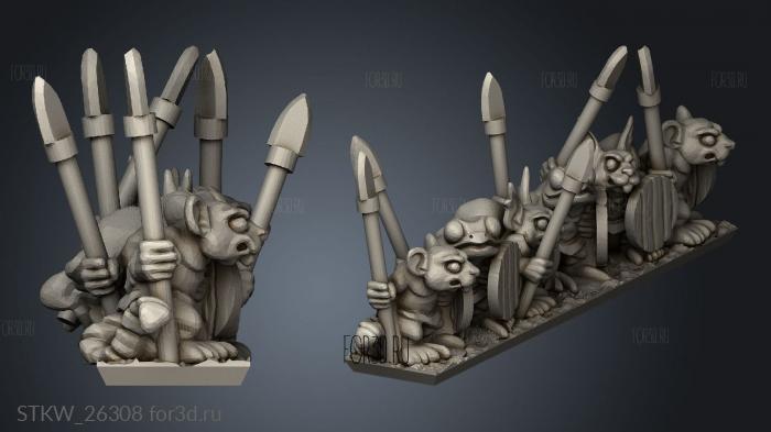 Vermin Spears Waster Strip 3d stl модель для ЧПУ