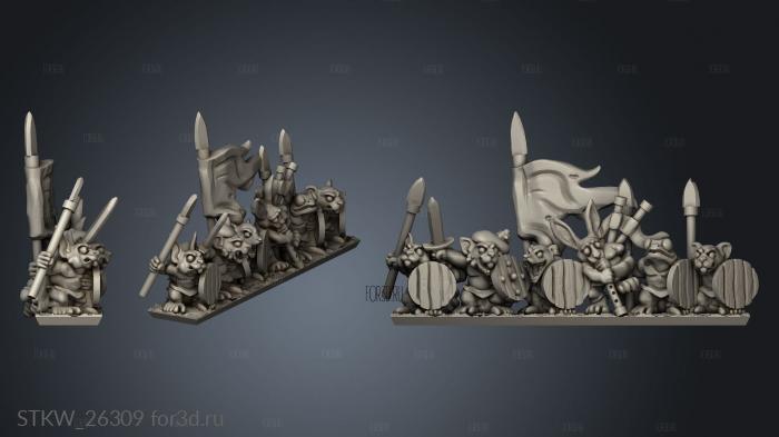 Vermin Spears Western Strip 3d stl модель для ЧПУ