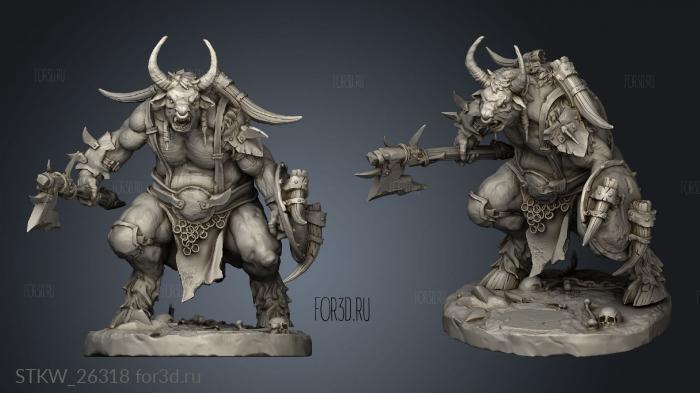 Beastmen Capra Raiders Raider stl model for CNC