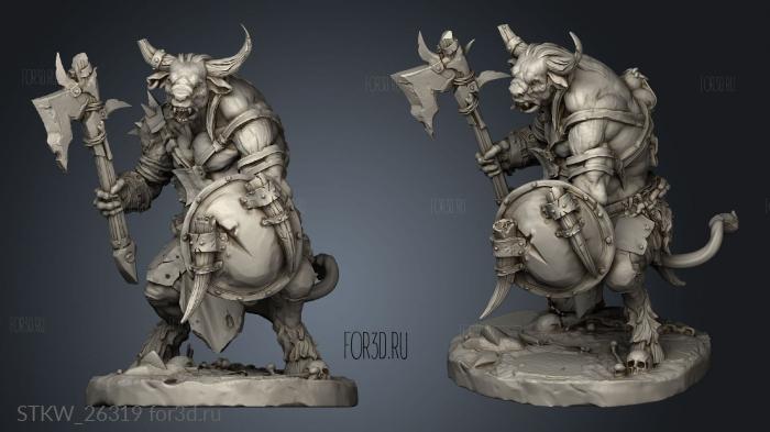 Beastmen Capra Raiders Raider stl model for CNC