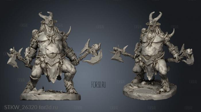 Beastmen Capra Raiders Raider stl model for CNC