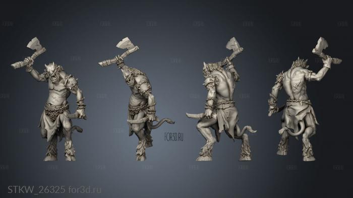 Beastmen Capra Scouts scout stl model for CNC