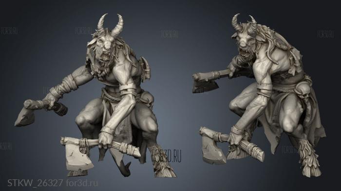 Beastmen Capra Scouts scout stl model for CNC