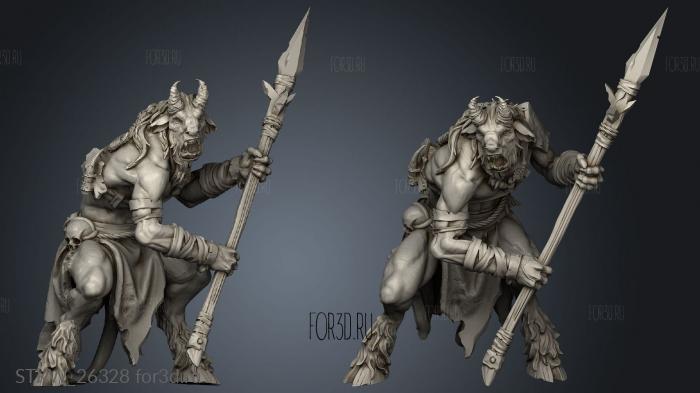 Beastmen Capra Scouts scout stl model for CNC