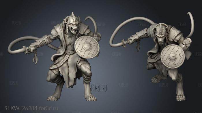 Beastmen Tamer stl model for CNC