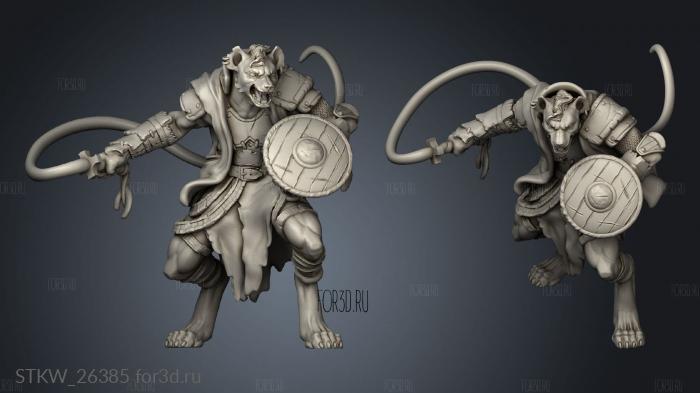 Beastmen Tamer stl model for CNC