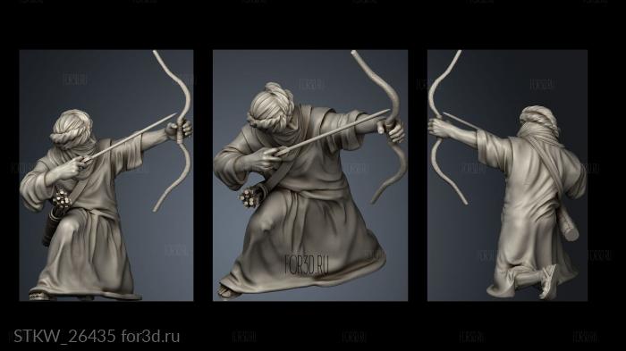 Berber Archers Arrow stl model for CNC