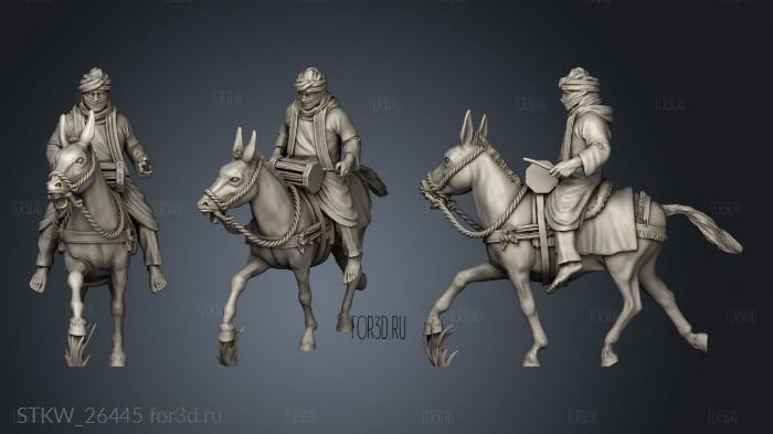 Berber Cavalry Command Blank stl model for CNC