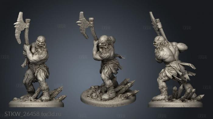 Berserker stl model for CNC