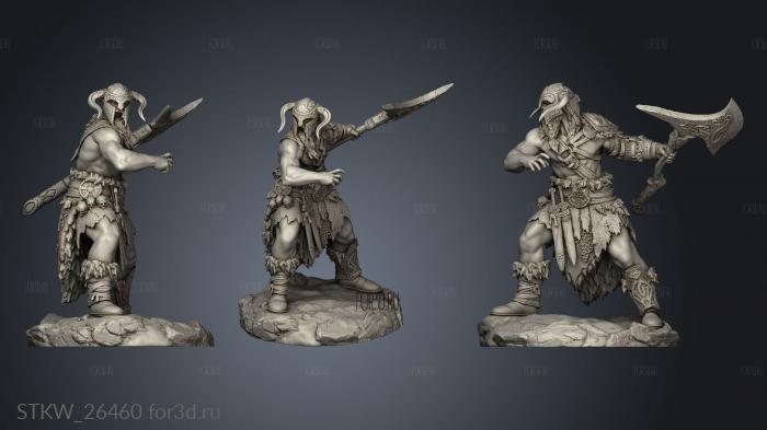 Berserker stl model for CNC