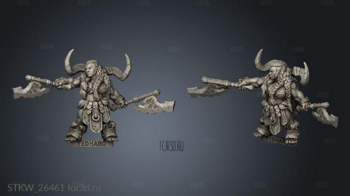 Berserker stl model for CNC