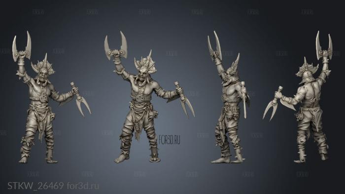 bestia Scrap Shaman stl model for CNC