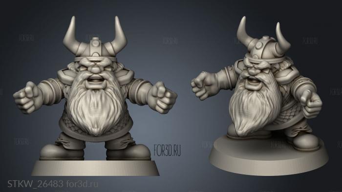 dwarf stl model for CNC