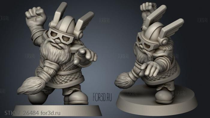 dwarf Blizzard stl model for CNC