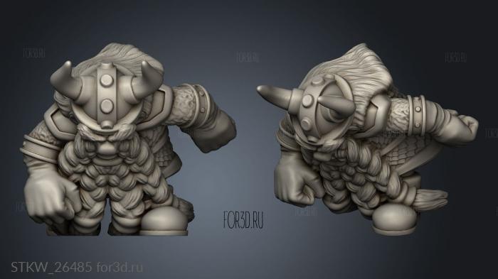 dwarf stl model for CNC