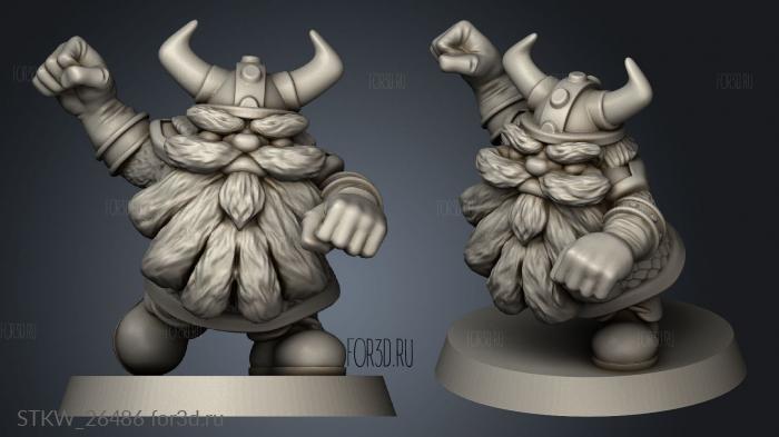 dwarf stl model for CNC