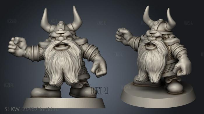 dwarf stl model for CNC