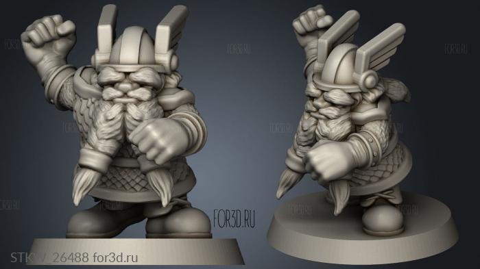 dwarf Blizzard stl model for CNC