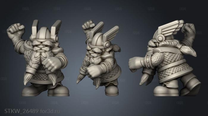 dwarf Blizzard stl model for CNC