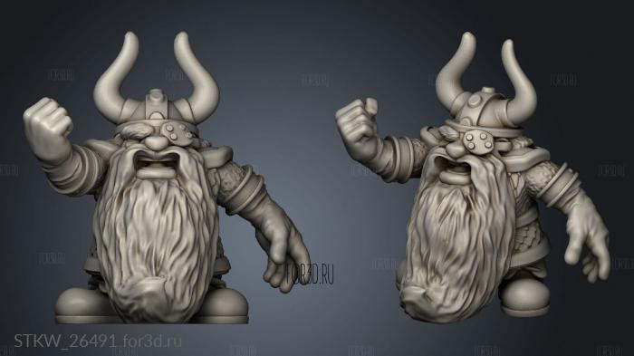 dwarf stl model for CNC