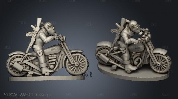 Big Mr Tong Apoc Cult Biker stl model for CNC