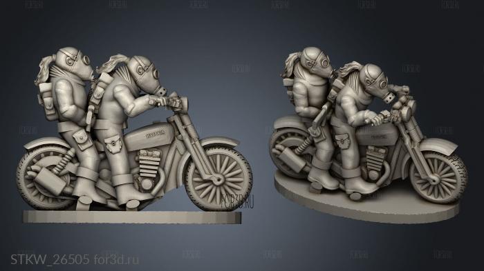 Big Mr Tong Apoc Cult Biker stl model for CNC