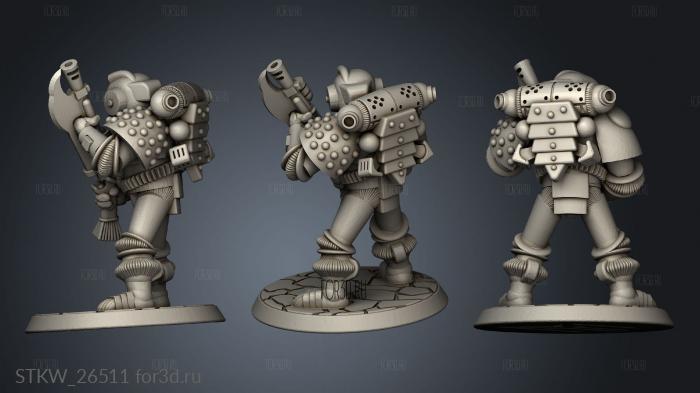 Big Mr Tong Marine Guard stl model for CNC