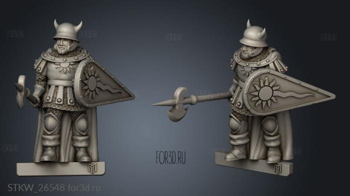 Citadel Guard stl model for CNC