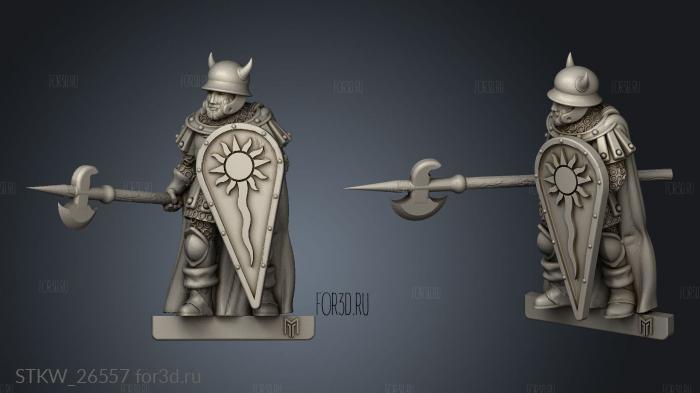 Citadel Guard stl model for CNC