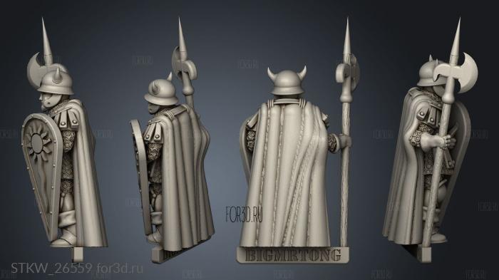 Citadel Guard stl model for CNC
