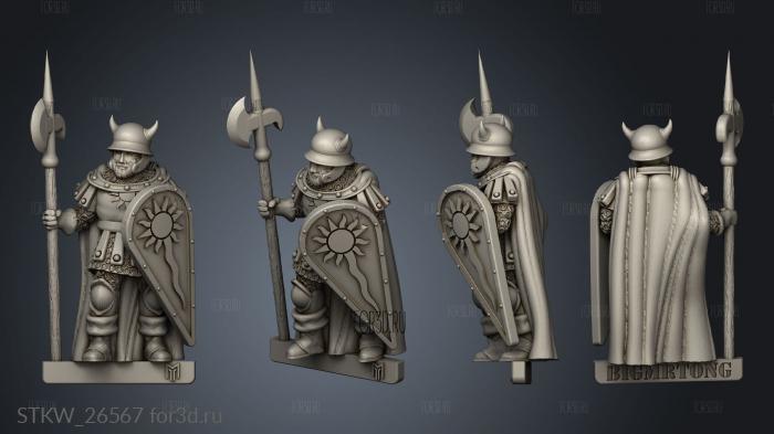 Citadel Guard stl model for CNC