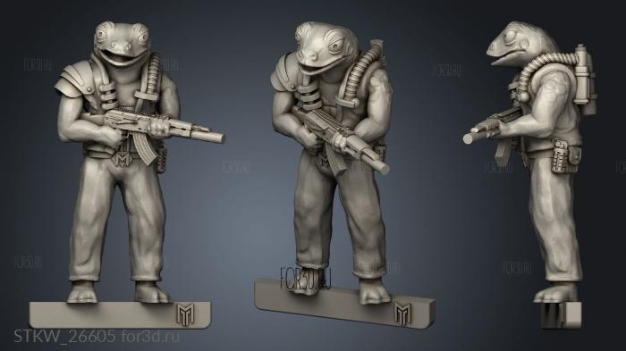 Froggieer Leader stl model for CNC