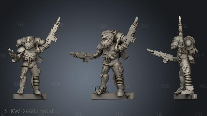 Servitor 3d stl модель для ЧПУ